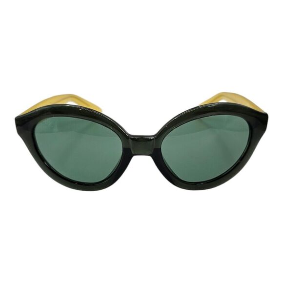Kate Spade women Saturday Sunglasses Green / Yellow Let Loose 4NRU0011 362 Used - Picture 2 of 10